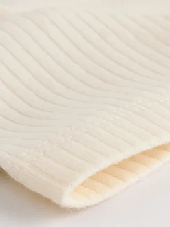 Crème - Set van 5 babyrompertjes met korte mouwen