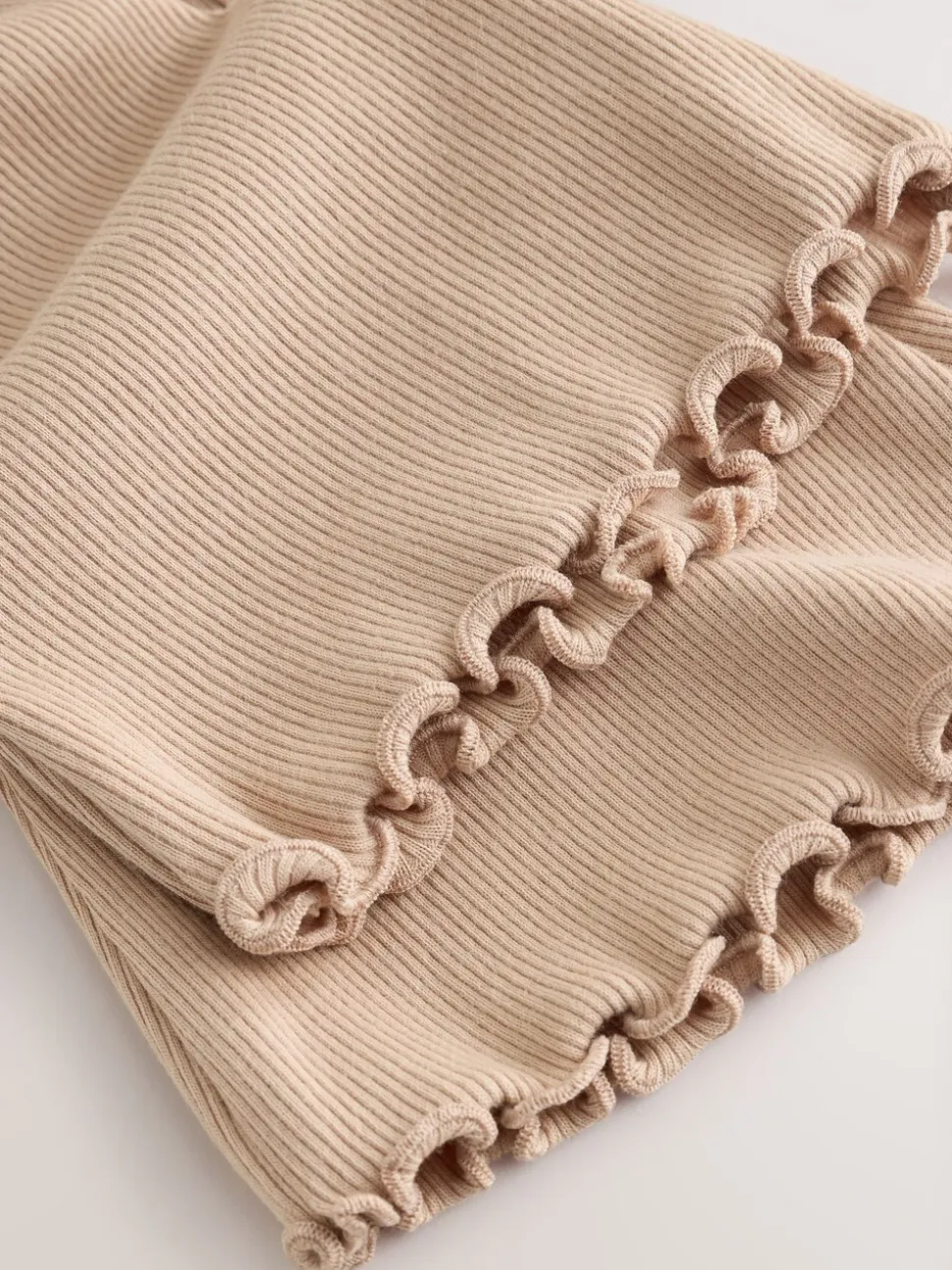 Crème - Set van sweatshirt met strik en uitlopende legging (3mnd-7jr)