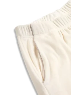 Crème - The Little Tailor luxe kerstpyjama van zacht aanvoelend velours