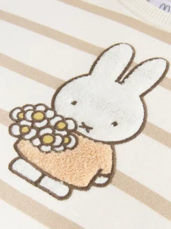 Crème gestreept - Set met Miffy-sweatshirt en legging (3 mnd-7 jr)