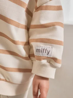 Crème gestreept - Set met Miffy-sweatshirt en legging (3 mnd-7 jr)