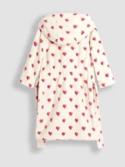 Crème met hartprint - JoJo Maman Bébé - Badjas