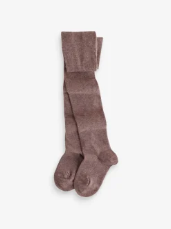 Crèmekleurig/neutraal - Set van 3 katoenrijke tights
