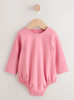 Crème/roze personage - Babyset van tuinbroek en rompertje, tweedelig (0mnd-3jr)