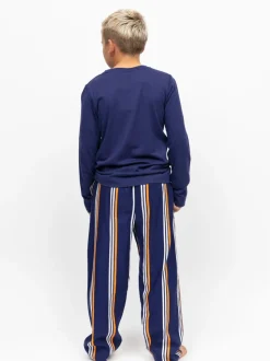 Cyberjammies Jersey Top & Printed Stripe Pyjamas Set