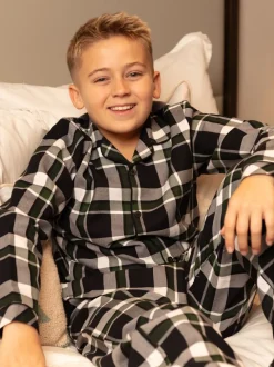 Cyberjammies Minijammies geruite pyjamaset met lange mouwen van 100% katoen