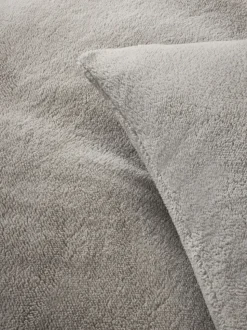 Dekbedovertrek- en kussensloopset van teddy fleece