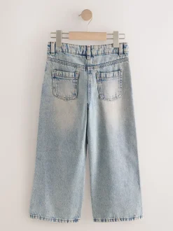 Denim - Fray Seam Jeans met wijde pijpen (3-16jr)