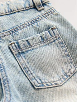 Denim - Fray Seam Jeans met wijde pijpen (3-16jr)