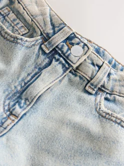 Denim - Fray Seam Jeans met wijde pijpen (3-16jr)