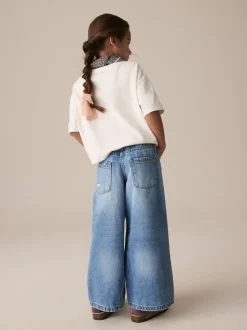 Denim - Jeans met extra wijde pijpen (3-16jr)