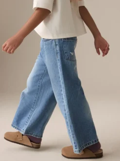 Denim - Jeans met extra wijde pijpen (3-16jr)