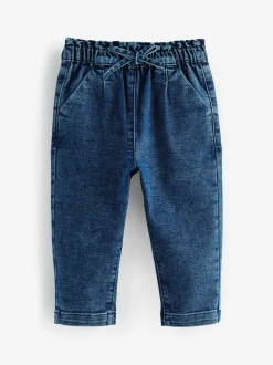 Denim - Jeans met gestrikte taille (3 mnd-7 jr)