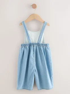 Denim - Tuinbroek met lange pijpen (3mnd-8jr)