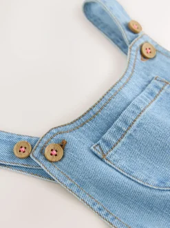 Denim - Tuinbroek met lange pijpen (3mnd-8jr)