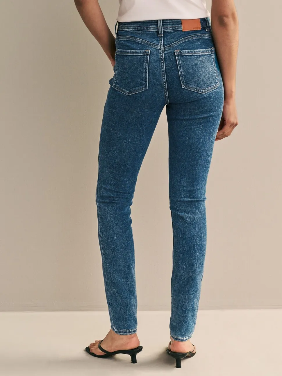 Denim donkerblauw - Superzachte skinny jeans