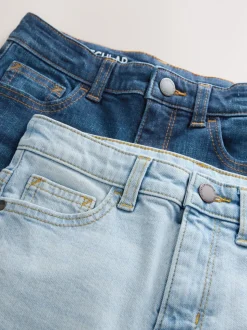 Denim Donkerblauw/Bleek - Stretchjeans 2 stuks (3-17jr)