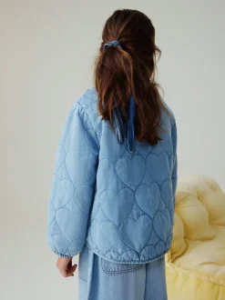 Denim met hartjes - Quilted Jacket (3-16yrs)