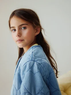 Denim met hartjes - Quilted Jacket (3-16yrs)