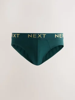 Dieprode/Groen/Blauwe kleur - Verpakking van 5 - Katoenrijke slips