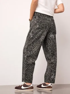 Dierenprint - Maternity Barrel Denim Jeans