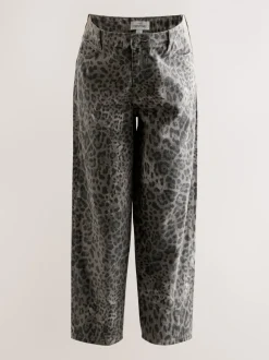 Dierenprint - Maternity Barrel Denim Jeans