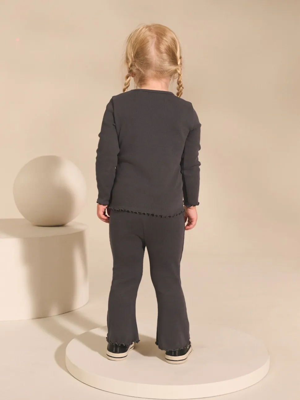 Dierenprint - Set van 5 flared leggings (3mnd-7jr)