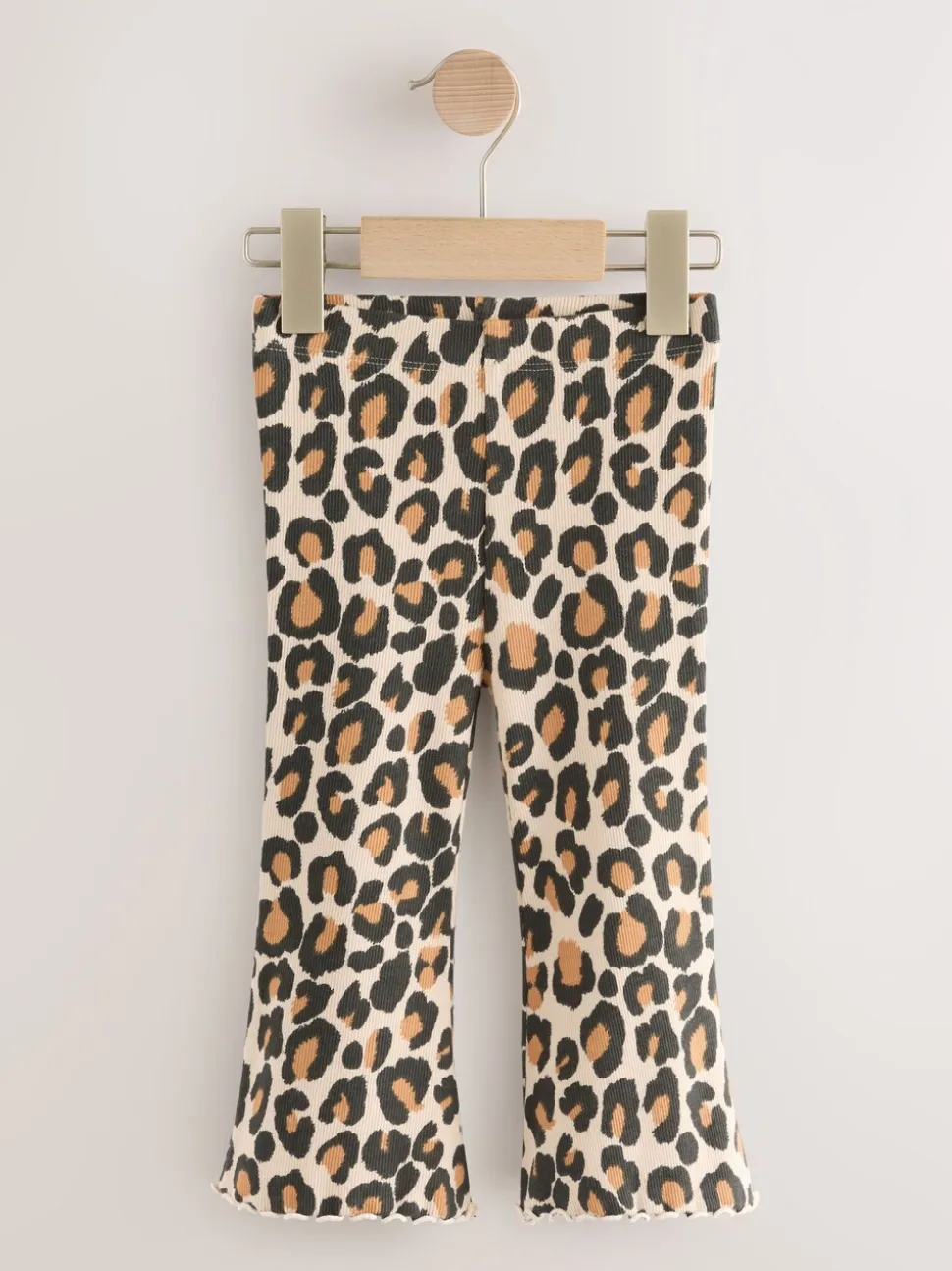Dierenprint - Set van 5 flared leggings (3mnd-7jr)
