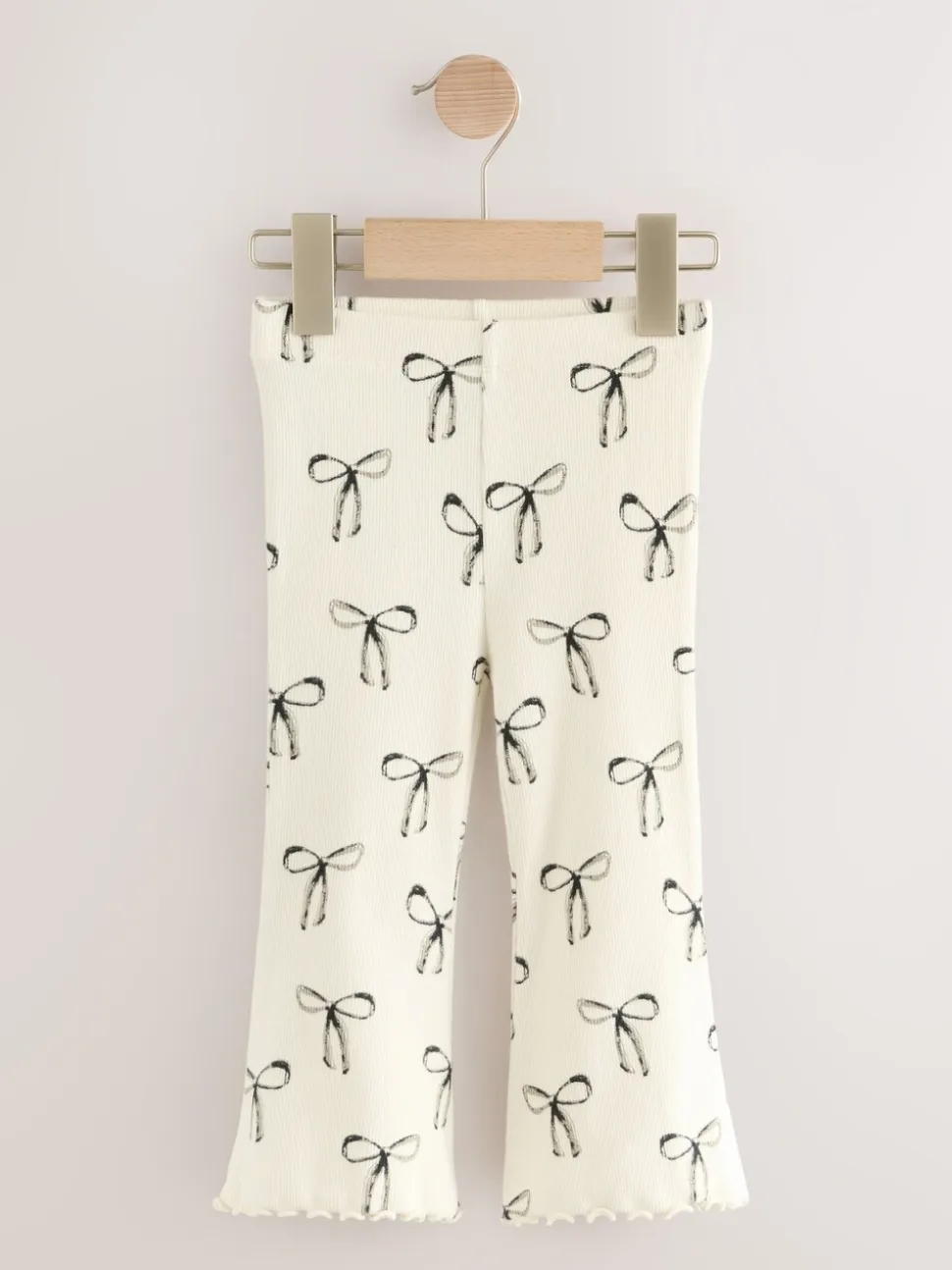 Dierenprint - Set van 5 flared leggings (3mnd-7jr)