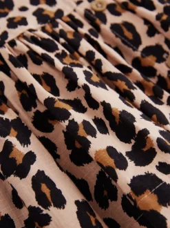 Dierenprint - Short Sleeve Cotton Dress (3mths-8yrs)