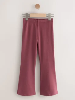 Dierenprint/Rood - Uitlopende legging (3-16jr)
