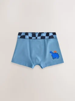 Dino Checkerboard - Junior karakter trunks 5 verpakking (1,5-16jr)
