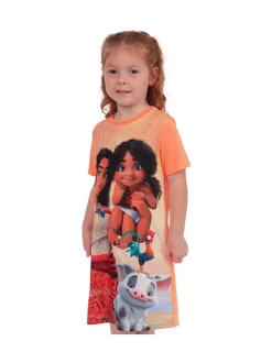 Disney Moana en Simea nachtjapon met personage print 2