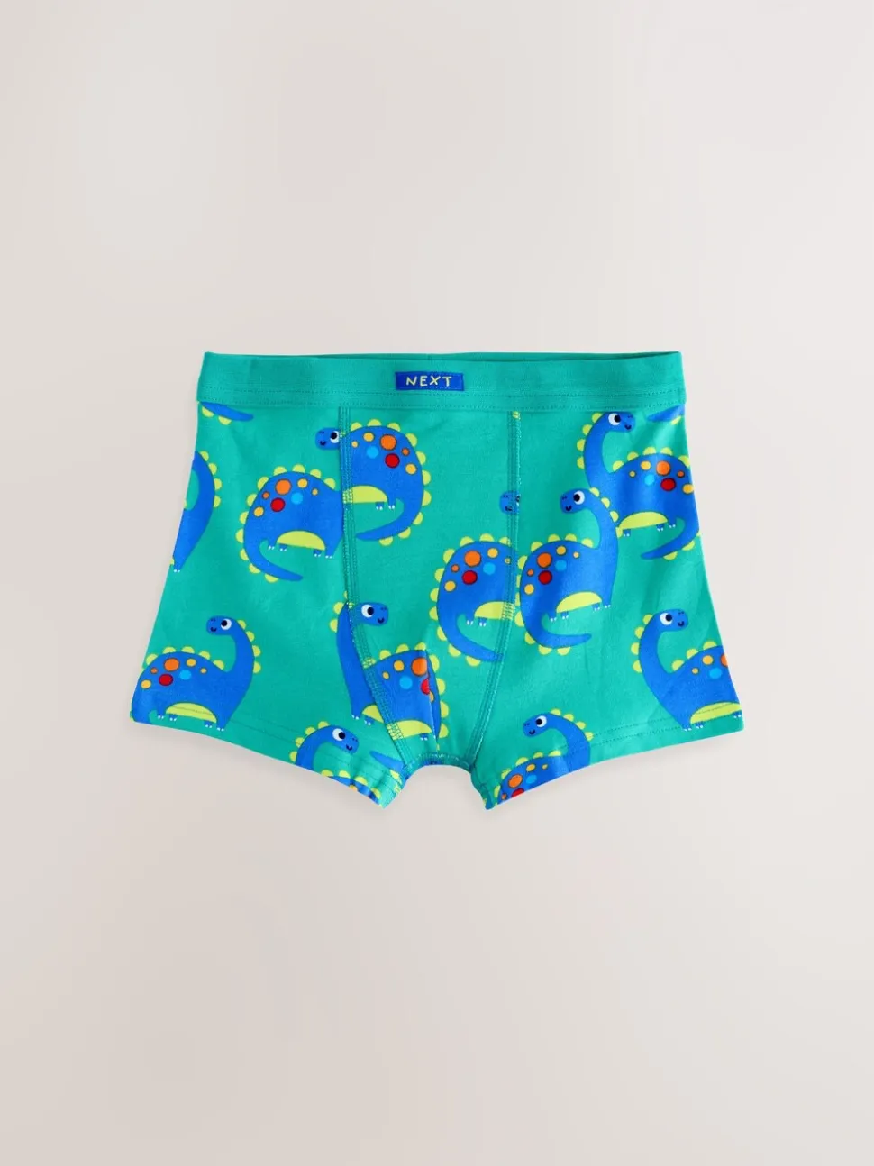 Diverse kleuren met dinosaurusprint - Set van 7 boxershorts met zachte tailleband (1,5-10 jr)