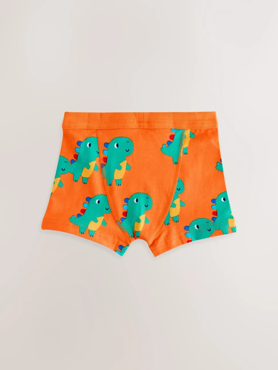 Diverse kleuren met dinosaurusprint - Set van 7 boxershorts met zachte tailleband (1,5-10 jr)
