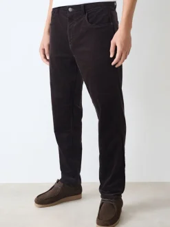 Donker bordeauxrood - Motionflex Corduroy Stretch Trousers