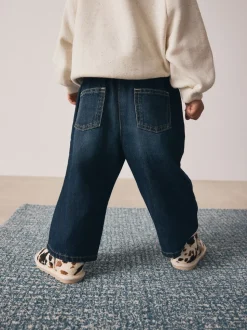 Donker gewassen denim - Jeans met wijde pijpen (3 mnd-7 jr)