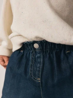Donker gewassen denim - Jeans met wijde pijpen (3 mnd-7 jr)