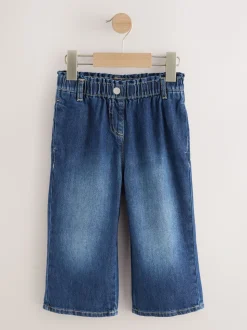 Donker gewassen denim - Jeans met wijde pijpen (3 mnd-7 jr)