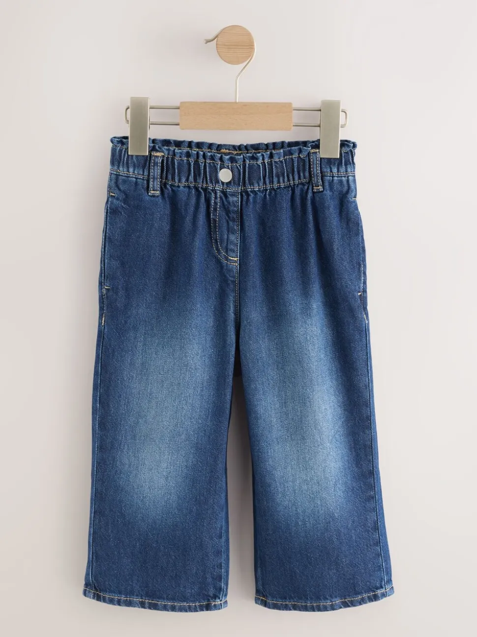 Donker gewassen denim - Jeans met wijde pijpen (3 mnd-7 jr)