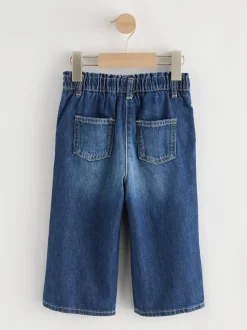 Donker gewassen denim - Jeans met wijde pijpen (3 mnd-7 jr)