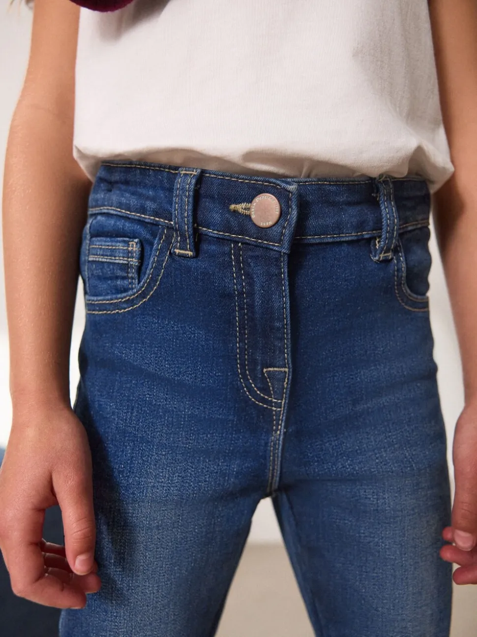 Donker gewassen denim - Skinny jeans (3-16 jr)