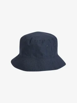 Donkerblauw - 100% katoenen canvas vissershoed (3mnd-16jr)