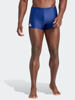 Donkerblauw - adidas Performance Solid zwemshorts