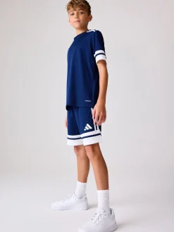 Donkerblauw - adidas Squadra 25 kindershorts