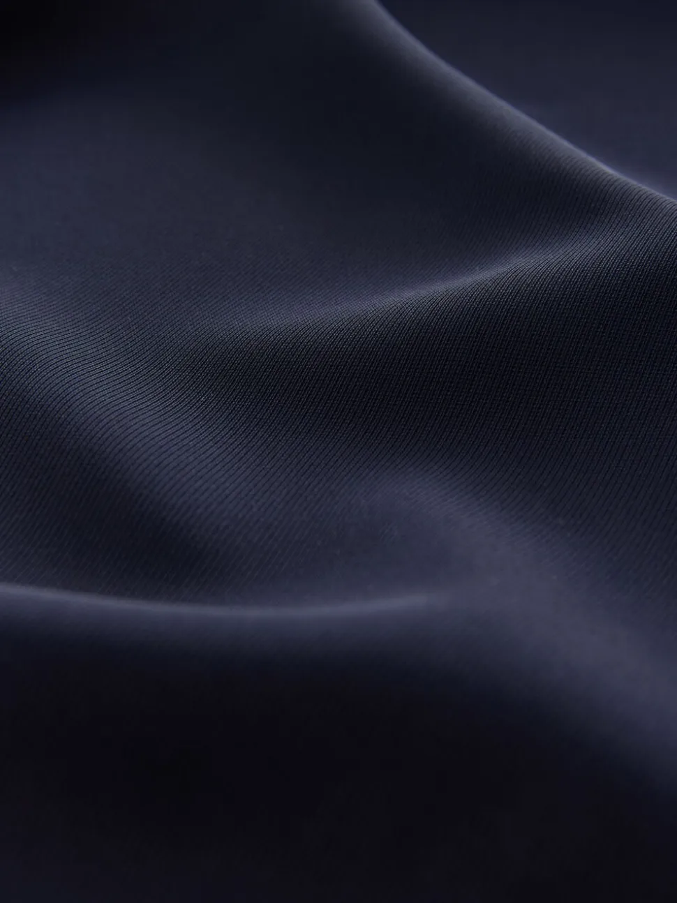 Donkerblauw - Broek met wijde pijpen en elastiek in de achterkant