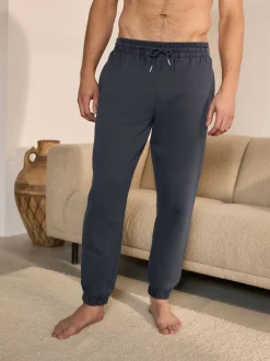 Donkerblauw - Brushback Heavyweight Open Joggers