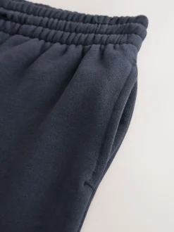 Donkerblauw - Brushback Heavyweight Open Joggers