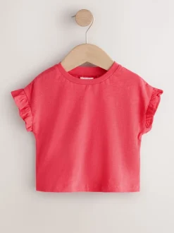 Donkerblauw - Cherry Printed Denim Playsuit and T-Shirt (3mths-7yrs)