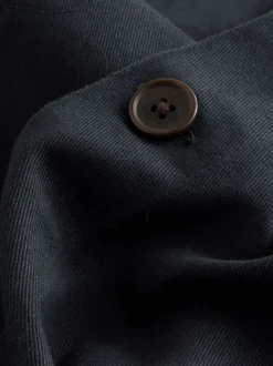 Donkerblauw - Chore Twill Shacket Overshirt